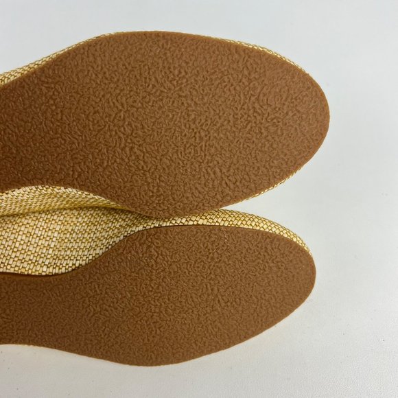 Jack Rogers I Do Raffia Loafers Bridal Wedding Slip On Natural White size 6 - Picture 14 of 16